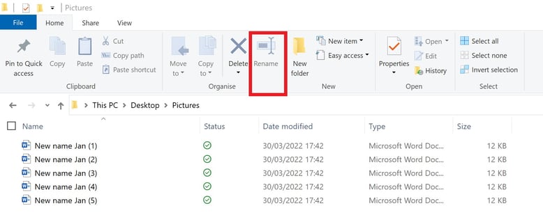 File rename