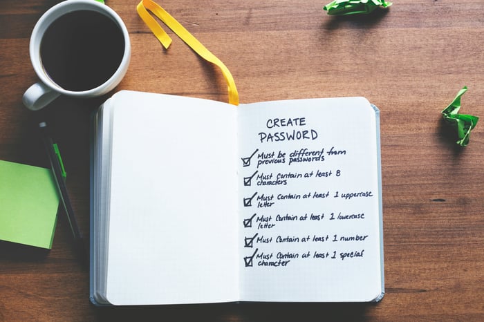 password-security-checklist-in-notebook