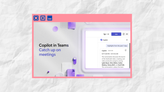 Catch up on Teams meeting with Copilot banner